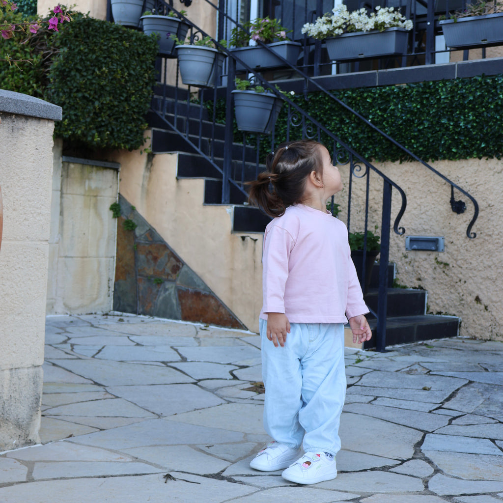 Essential Long Tee in Blossom